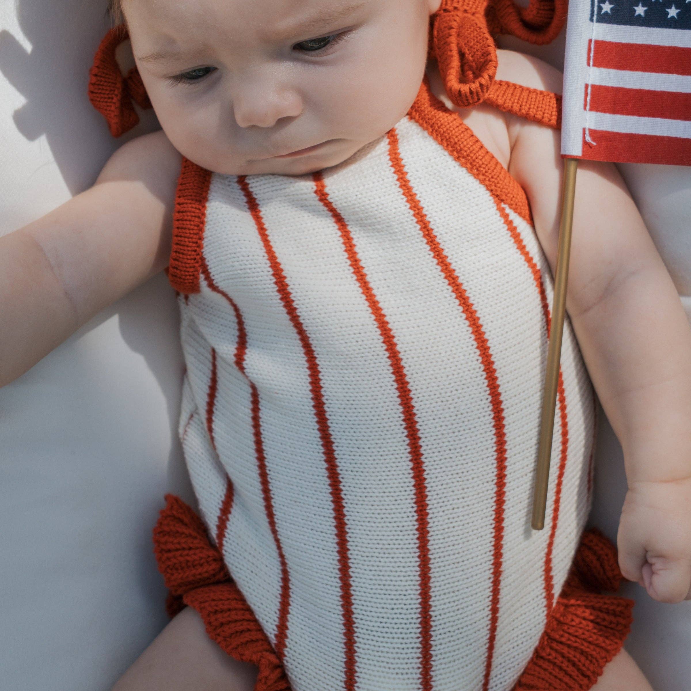 Americana Knit Romper🇺🇸