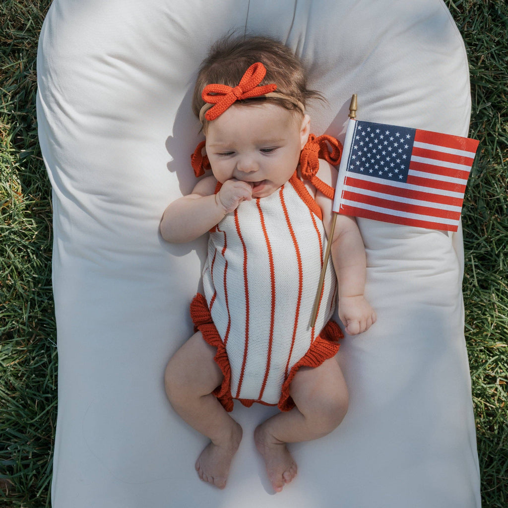 Americana Knit Romper🇺🇸