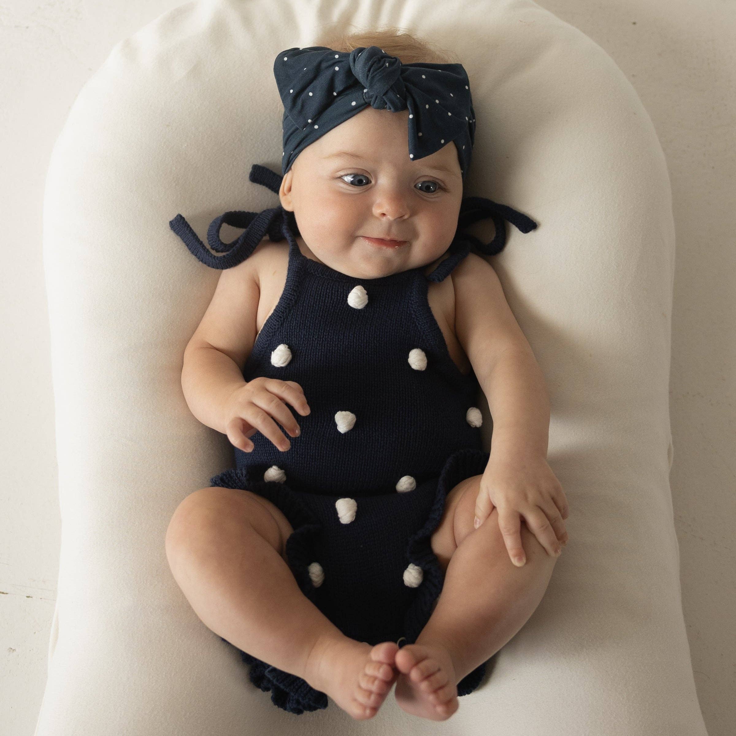 Indigo Knit Romper🫐