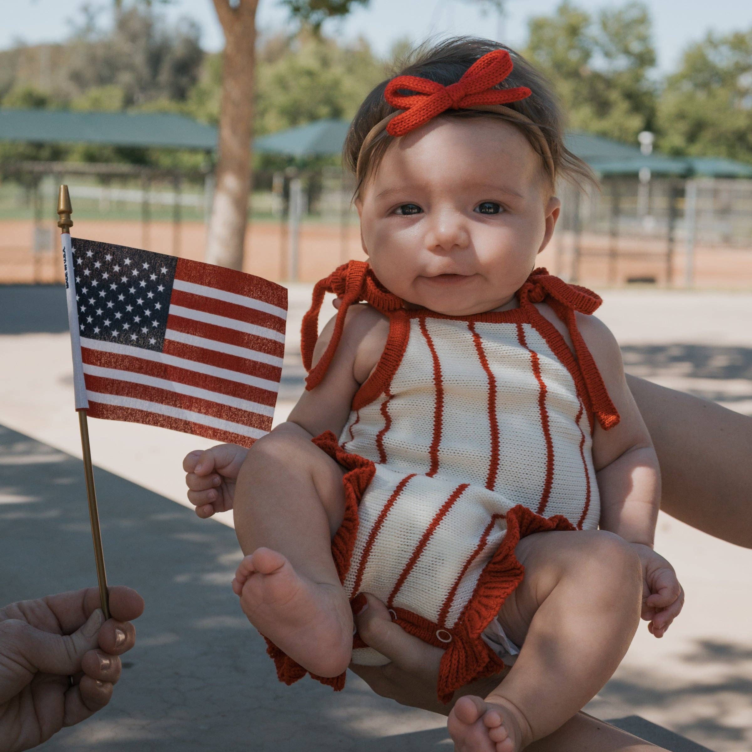 Americana Knit Romper🇺🇸