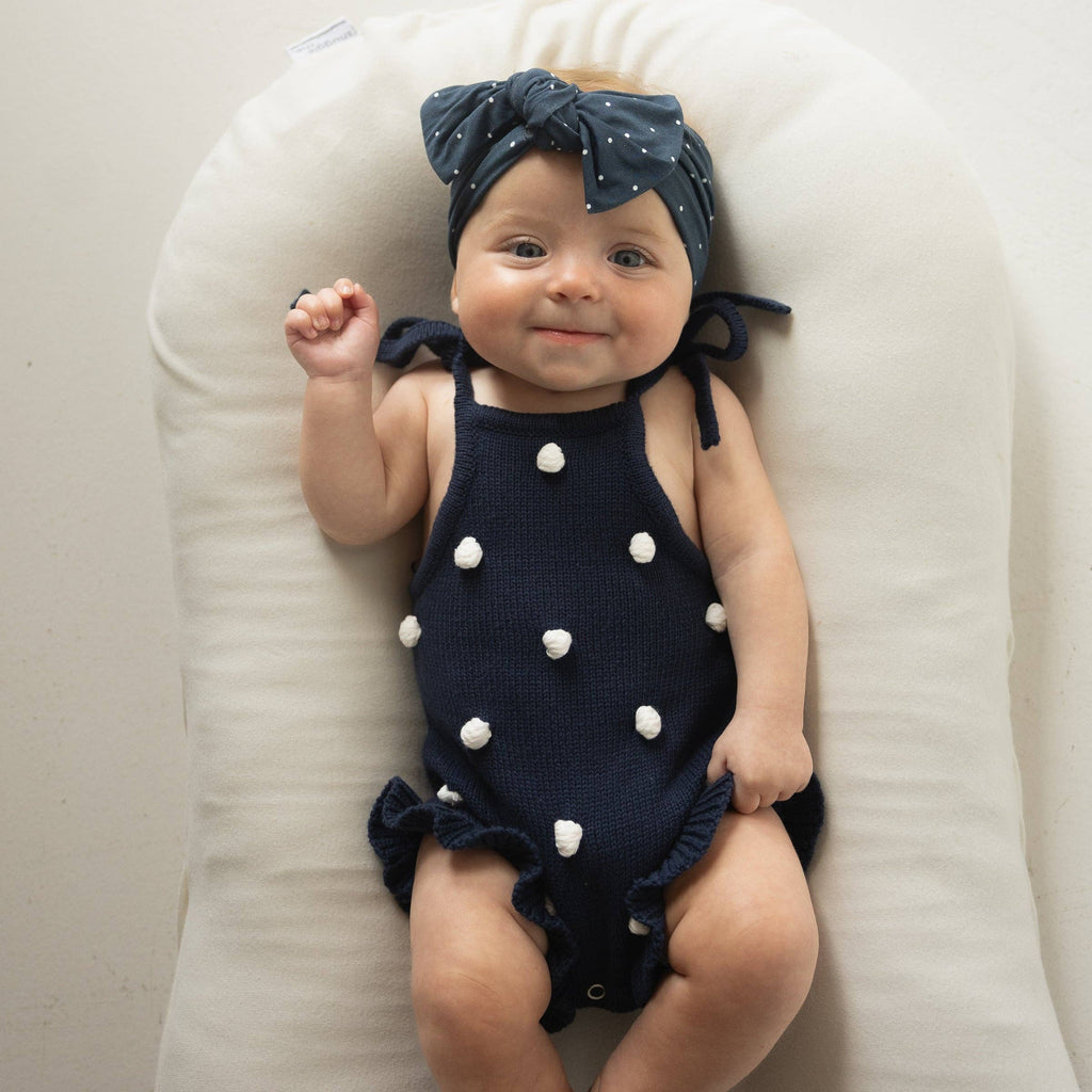 Indigo Knit Romper🫐