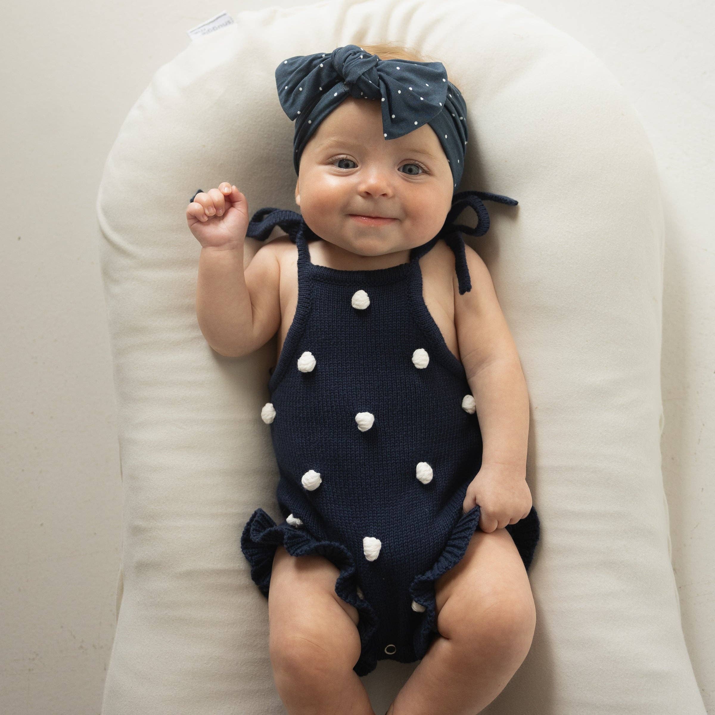 Indigo Knit Romper🫐