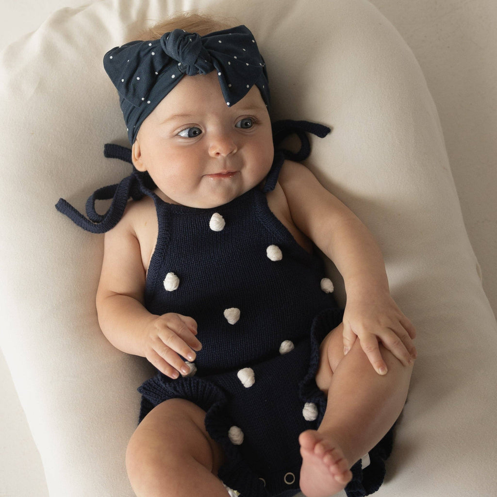 Indigo Knit Romper🫐