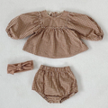 Maple Gingham Set🤎